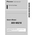 PIONEER AVD-W6210 Service Manual cover photo