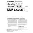 PIONEER SSP-LX70ST/XTW/E Service Manual cover photo