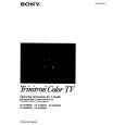 SONY KV-27XBR26 Owner's Manual cover photo