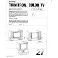 SONY KV-2783R Owner's Manual cover photo