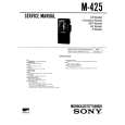 SONY M-425 Service Manual cover photo