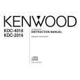 KENWOOD KDC-4016 Owner's Manual cover photo