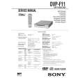 SONY DVPF11 Service Manual cover photo