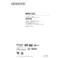 KENWOOD MDV-323 Owner's Manual cover photo