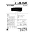 SONY TAF535R Service Manual cover photo