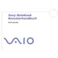SONY PCG-NV205 VAIO Owner's Manual cover photo