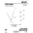 SONY AN-UV1 Service Manual cover photo