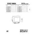 SONY KVM2540B Service Manual cover photo