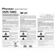 PIONEER DVR-106BK/KBXV Owner's Manual cover photo