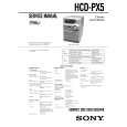 SONY HCDPX5 Service Manual cover photo