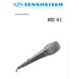 SENNHEISER MD 41 Owner's Manual cover photo