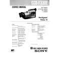 SONY CCDF330E Service Manual cover photo