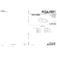 SONY PCGA-PRF1 Service Manual cover photo