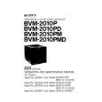 SONY BVM2010P Owner's Manual cover photo