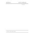 SONY KP-53S25 Owner's Manual cover photo