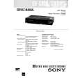 SONY EVS850PS Service Manual cover photo