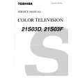 TOSHIBA 21S03D/F Service Manual cover photo