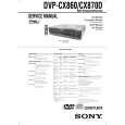SONY DVPCX860 Service Manual cover photo