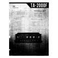 SONY TA2000F Service Manual cover photo