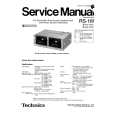 TECHNICS RS-1W Service Manual cover photo