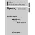 PIONEER KEH-P601 Owner's Manual cover photo