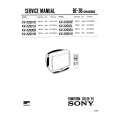 SONY KVX2902U Service Manual cover photo