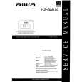 AIWA HS-GM100 Service Manual cover photo