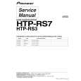 PIONEER HTP-RS7/WDLPWXJ Service Manual cover photo