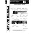 KENWOOD KRX7 Service Manual cover photo