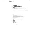 SONY CDX-C460 Owner's Manual cover photo