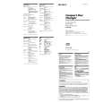 SONY CDX-T60 Owner's Manual cover photo