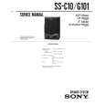 SONY SS-C10 Service Manual cover photo