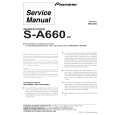 PIONEER S-A660XC Service Manual cover photo