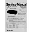TECHNICS RSBX606 Service Manual cover photo
