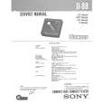 SONY D88 Service Manual cover photo