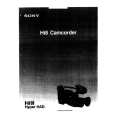 SONY EVW300PL Owner's Manual cover photo
