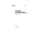 SONY CFD-151 Owner's Manual cover photo