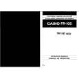 CASIO FR105 Owner's Manual cover photo