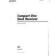 SONY HCD-461 Owner's Manual cover photo