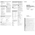 SONY DRU530A Owner's Manual cover photo