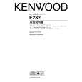 KENWOOD E232/E232S Owner's Manual cover photo