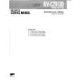 SONY KVC2913 Service Manual cover photo