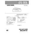SONY CFS203L Service Manual cover photo