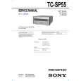 SONY TCSP55 Service Manual cover photo