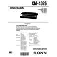 SONY XM4026 Service Manual cover photo