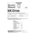 PIONEER XRQ150 Service Manual cover photo