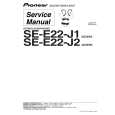PIONEER SE-E22-J1/XZC/EW5 Service Manual cover photo