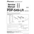 PIONEER PDP-S49-LR Service Manual cover photo
