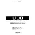 ONKYO U-30 Owner's Manual cover photo