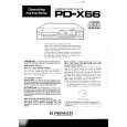PIONEER PDX66 Owner's Manual cover photo